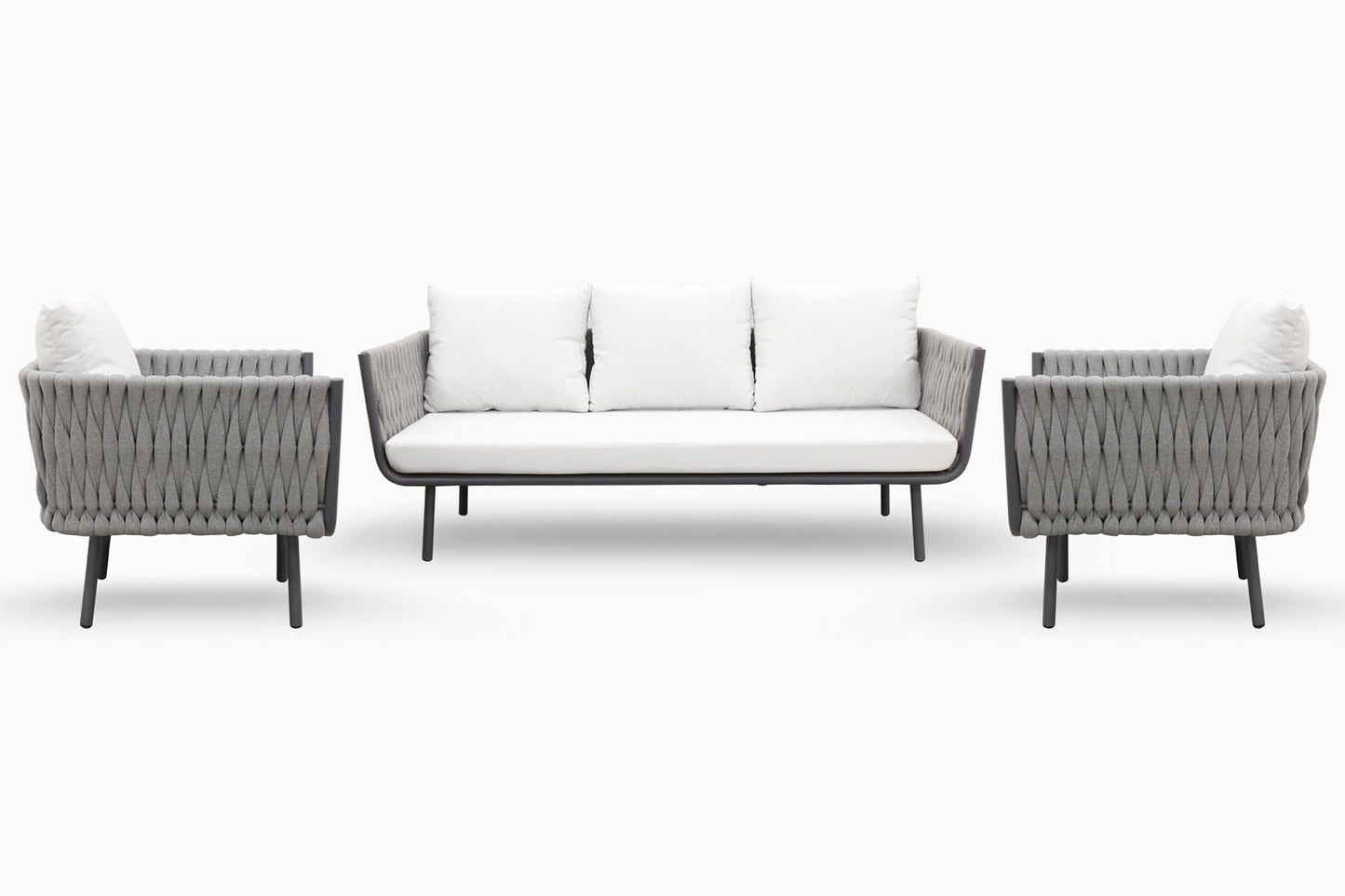 Synthetic Braid Outdoor Sofa Set