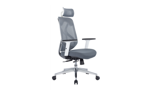 Ergon-Cush-White-HB Office Chair