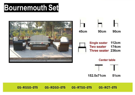 Bournemouth Set Living Furniture
