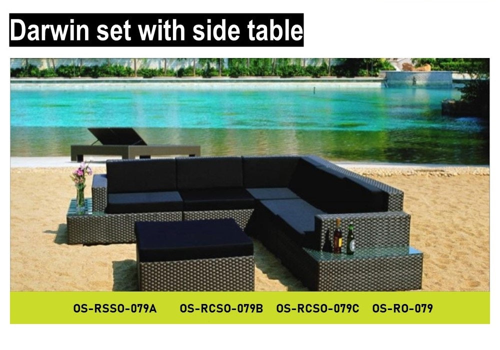 Darwin Set With Side Table Living Furniture
