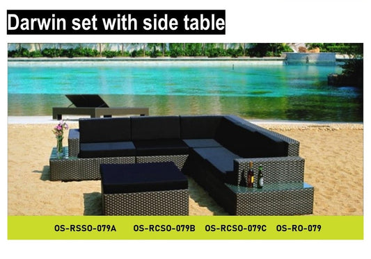 Darwin Set With Side Table Living Furniture