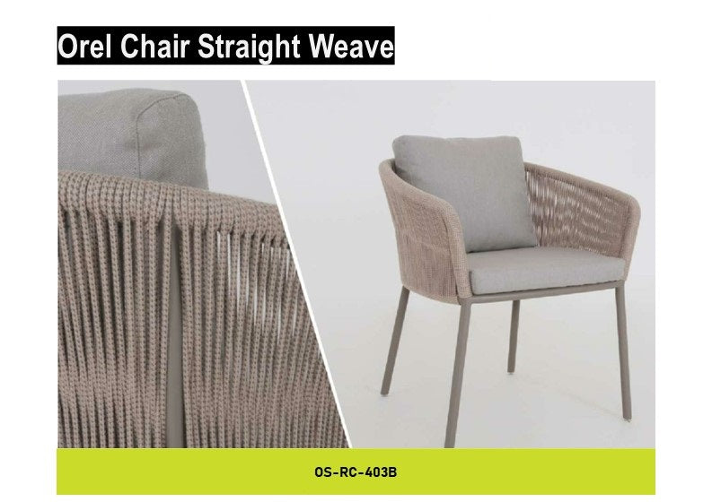 Orel Chair Straight Weave Chair