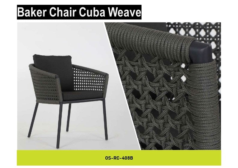 Baker Cuba Weave Chair