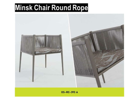 Minsk Round Rope Dining Chair
