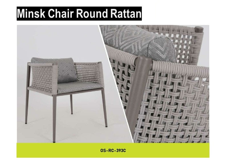Minsk Round Rattan Dining Chair
