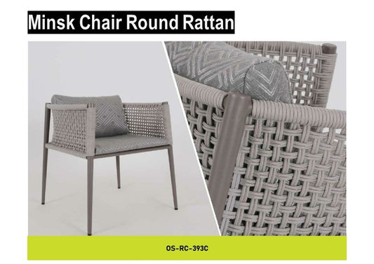 Minsk Round Rattan Dining Chair