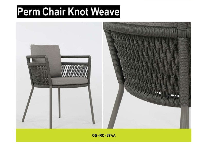 Perm Knot Weave Dining Chair