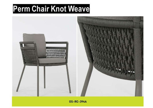 Perm Knot Weave Dining Chair