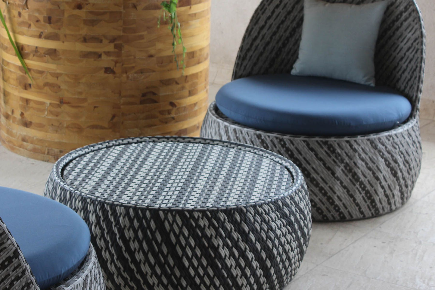 Outdoor Coffee Chair Table Set
