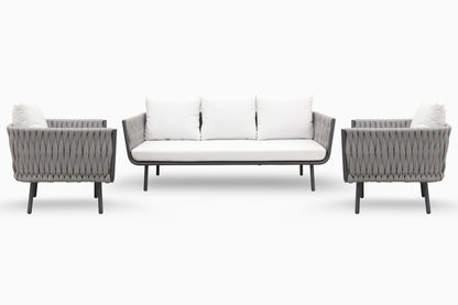 Synthetic Braid Outdoor Sofa Set
