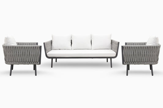 Synthetic Braid Outdoor Sofa Set