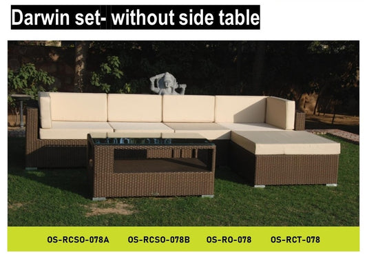 Darwin Set Without Side Table Living Furniture