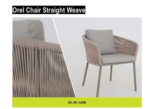 Orel Chair Straight Weave Chair
