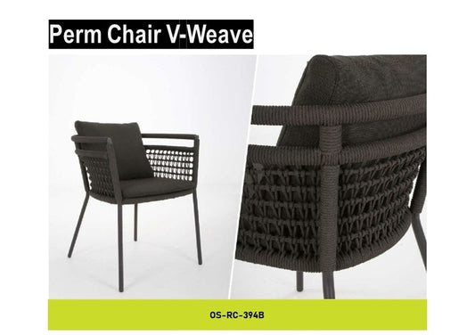 Perm V-Weave Dining Chair